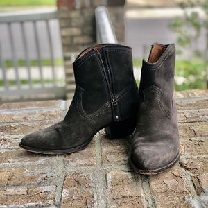 Frye suede booties